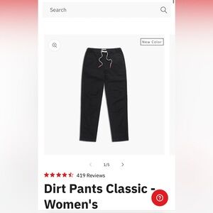 GUC Topo Designs Dirt Pants Women